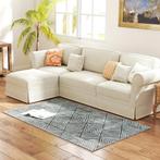 TRUUSK Modern Wasbaar Tapijt 150 x 80 cm - Donkergrijs - Mod, Verzenden, Nieuw