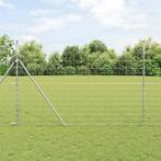 vidaXL Weidehekwerk Zilver 25 x 1.6 m Gegalvaniseerd staal, Verzenden, Nieuw
