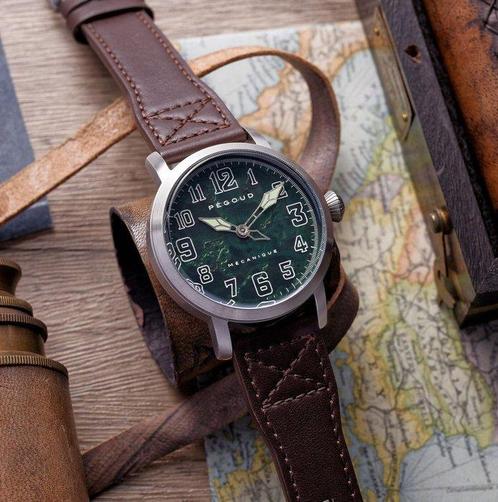 Pégoud - DES AILES - Mechanical - Pilot - Skeleton - New -, Handtassen en Accessoires, Horloges | Heren