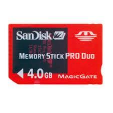 SanDisk Memory Stick Pro Duo 4GB (PSP Accessoires), Consoles de jeu & Jeux vidéo, Consoles de jeu | Sony PSP, Enlèvement ou Envoi
