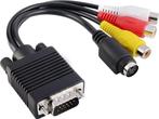 2dekans | Garpex® VGA naar AV Converter - VGA Adapter, Computers en Software, Pc- en Netwerkkabels, Ophalen of Verzenden, Nieuw