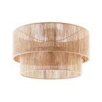 tectake Plafondlamp Lignea Lux van jute in boho-stijl, 40W -, Huis en Inrichting, Lampen | Hanglampen, Verzenden, Nieuw