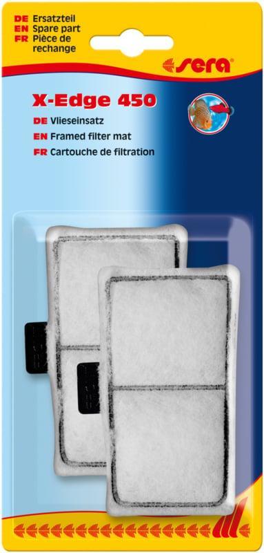 Sera X-edge 450 filterpatroon 2st. (Sera Binnenfilters), Dieren en Toebehoren, Vissen | Aquaria en Toebehoren, Filter of Co2, Nieuw