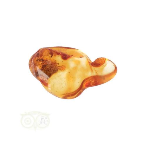 Barnsteen ( Amber )  trommelsteen Nr 4 - Litouwen, Handtassen en Accessoires, Edelstenen, Nieuw, Verzenden