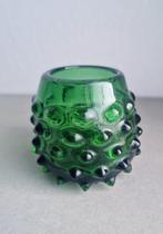 Empoli - Vase - Cristal - Vase en verre à bulles, Antiquités & Art