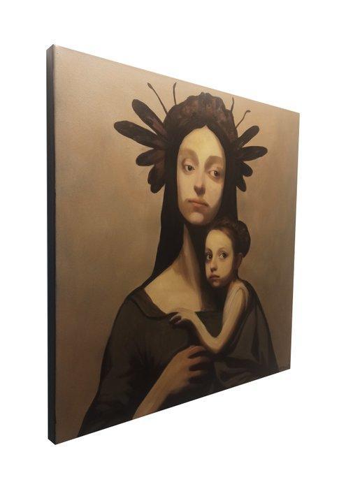 MAGDALENA TOM - Macierzystwo, Antiek en Kunst, Kunst | Schilderijen | Modern