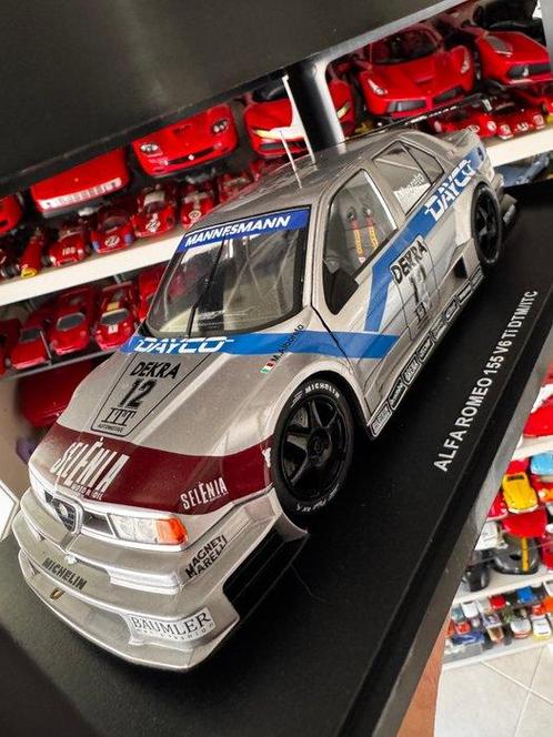 Werk83 1:18 - Modelauto - Alfa Romeo 155 V6 TI #12 - Michele, Hobby en Vrije tijd, Modelauto's | 1:5 tot 1:12