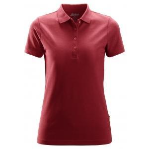 Snickers 2702 dames polo shirt - 1600 - chili red - base -, Bricolage & Construction, Vêtements de sécurité