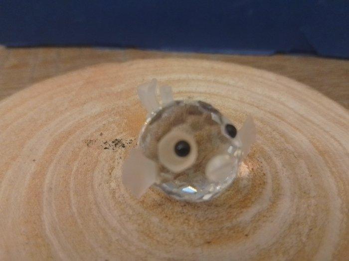 Swarovski - Beeldje - Blowfish Large 010013 - Kristal, Antiek en Kunst, Curiosa en Brocante