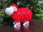 Beeld, funny lamb with red sneakers - 34 cm - polyresin, Antiek en Kunst