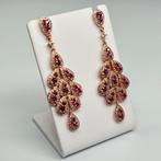 Zonder minimumprijs - Oorbellen 18K roségoud vergulde 925, Nieuw