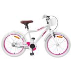 vidaXL Kinderfiets 18 Inch voor 5-7 jaar oud Wit, Verzenden