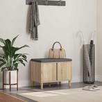 vidaXL Hallenbank Sonoma Eik 60 x 38 x 46 cm Geengineerd, Verzenden