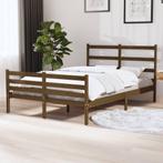 vidaXL Bedframe grenenhout honingbruin 120x190 cm, Maison & Meubles, Chambre à coucher | Lits, Verzenden