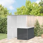 vidaXL Vogelkooi Antraciet 154 x 154 x 200 cm Gegalvaniseerd, Dieren en Toebehoren, Verzenden, Nieuw