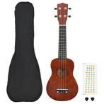 vidaXL Ukuleleset met tas voor kinderen sopraan 21, Muziek en Instrumenten, Verzenden, Nieuw