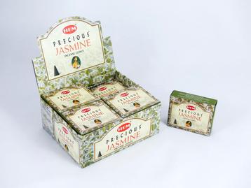 HEM Wierook Kegels / Cones - Jasmijn / Jasmine (Precious)..., Ophalen of Verzenden