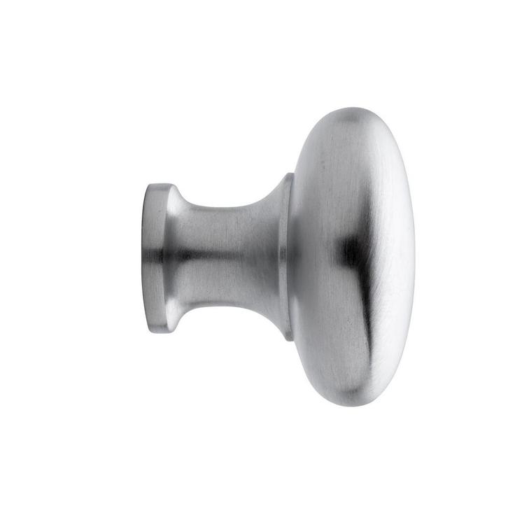 Meubelknop 38 mm in mat geborsteld nikkel, Doe-het-zelf en Bouw, Hang- en Sluitwerk, Overige typen, Nieuw, Koper of Messing, Ophalen of Verzenden