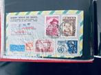 Wereld - Collectie Covers Daarbij Luchtpost oud, Postzegels en Munten, Gestempeld