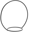 Metalen frame Ring met ring Zwart ca. 40 cm, Nieuw