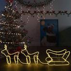 vidaXL Kerstdecoratie rendieren en slee 576 LEDs, Diversen, Kerst, Nieuw, Verzenden