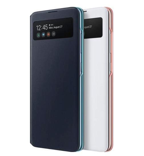 Samsung S View Wallet Hoesje - Samsung A51 - Zwart, Télécoms, Téléphonie mobile | Housses, Coques & Façades | Marques Autre, Envoi