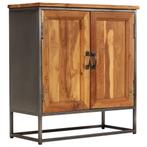 vidaXL Dressoir 65x30x70 cm gerecycled teakhout en staal, Huis en Inrichting, Kasten | Dressoirs, Verzenden, Nieuw