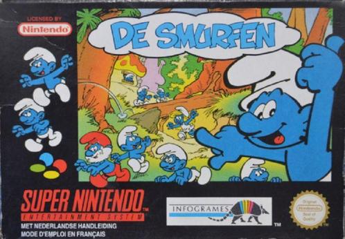 The Smurfs-Standaard (SNES) Gebruikt, Games en Spelcomputers, Games | Nintendo Super NES, Ophalen of Verzenden