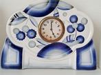 Klok en garnituur set (3) - Art Deco Aardewerk - 1920-1930 -, Antiek en Kunst