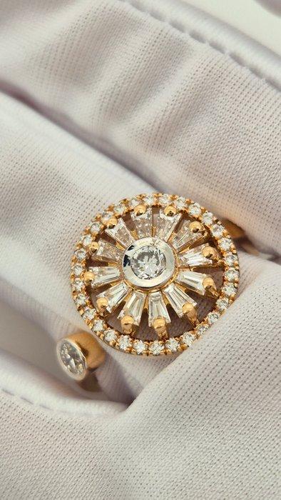 Bague - 18 carats Or rose - 1.65ct. tw. Diamant (Naturelle), Bijoux, Sacs & Beauté, Bagues