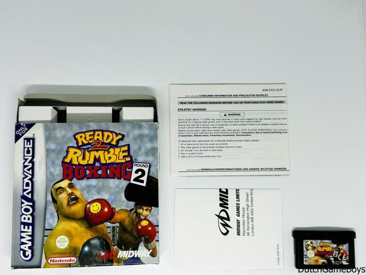 Gameboy Advance / GBA - Ready 2 Rumble Boxing - Round 2 - EU, Games en Spelcomputers, Games | Nintendo Game Boy, Gebruikt, Verzenden