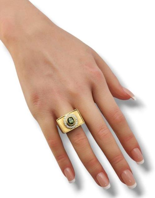 Bague - 18 carats Or jaune, Une bague en or 18 carats de Le, Handtassen en Accessoires, Ringen