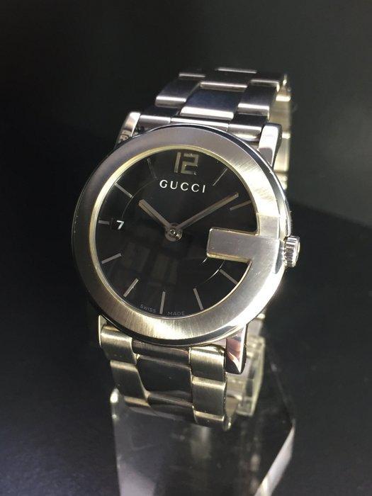 Gucci - De Luxe Black Dial - Zonder minimumprijs - Ref. 101J, Handtassen en Accessoires, Horloges | Heren