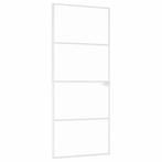 Smal Wit Glasdeur 83x201,5 | Tweede Kansje | OP = OP, Doe-het-zelf en Bouw, Verzenden, Nieuw, Glas, Binnendeur