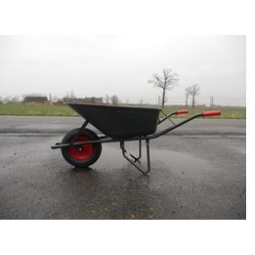 Kruiwagen gelakt 85liter metserskruiwagen ronde neus met, Tuin en Terras, Kruiwagens