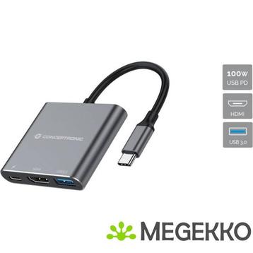 Conceptronic DONN18G notebook dock & poortreplicator Bedraad, Verzenden