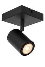 Lucide AMIGO Plafondspot 1xGU10 Zwart, Verzenden, Nieuw, Metaal, Trendy verlichting