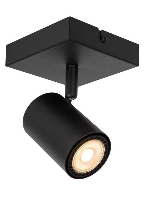 Lucide AMIGO Plafondspot 1xGU10 Zwart, Huis en Inrichting, Lampen | Plafondlampen, Nieuw, Metaal, Verzenden