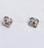 Zonder Minimumprijs - Oorbellen - 18 karaat Witgoud -, Nieuw