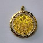 Pendentif en forme de monnaie - 24 carats Or jaune