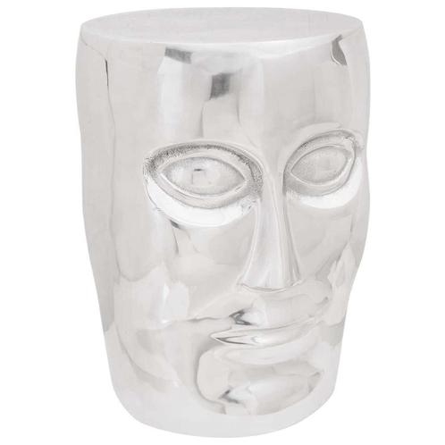 vidaXL Kruk Zilver Aluminium, Huis en Inrichting, Barkrukken, Nieuw, Verzenden