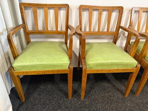 Stoel (4) - Hout - 4 stoelen, Antiek en Kunst, Curiosa en Brocante