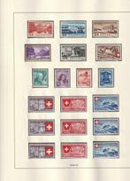 Suisse 1938/1960 - Collection presque complète avec le bloc, Postzegels en Munten, Postzegels | Europa | België, Gestempeld