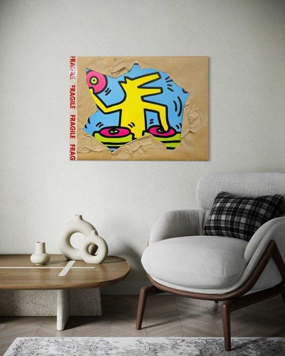 AIIROH - Escape From The Museum - DJ Dog Art by Keith, Antiek en Kunst, Kunst | Designobjecten