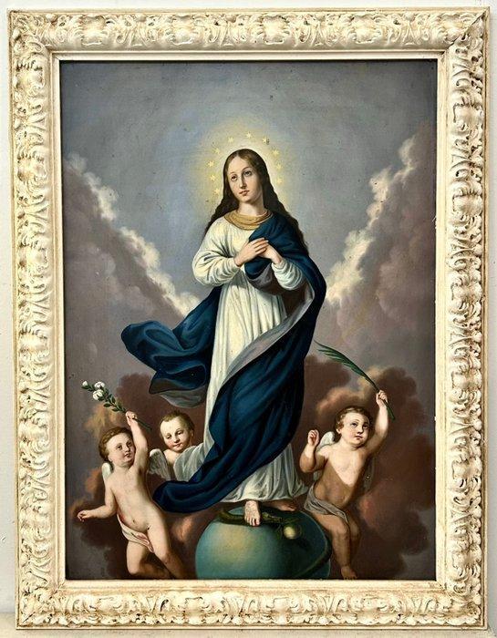 Italiaanse school (XIX) - Vergine Immacolata, Antiek en Kunst, Kunst | Schilderijen | Klassiek