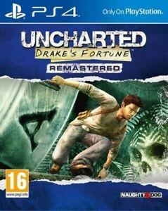 Uncharted: Drakes Fortune Remastered (PS4) PEGI 16+, Games en Spelcomputers, Games | Sony PlayStation 4, Zo goed als nieuw, Verzenden