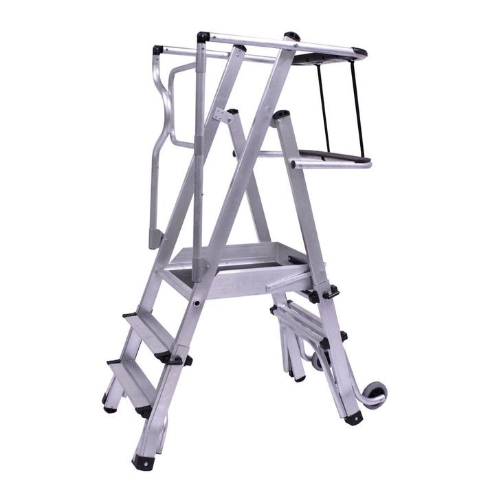Alumexx Protect magazijntrap 3 t/m 8 treden, Doe-het-zelf en Bouw, Ladders en Trappen, Trap, Nieuw, 2 tot 4 meter, Verzenden