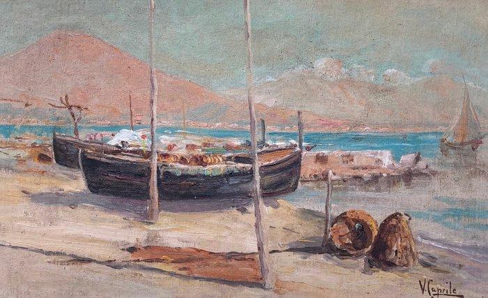 Vincenzo Caprile (1856-1936), attribuito a - Gozzo a, Antiek en Kunst, Kunst | Schilderijen | Klassiek