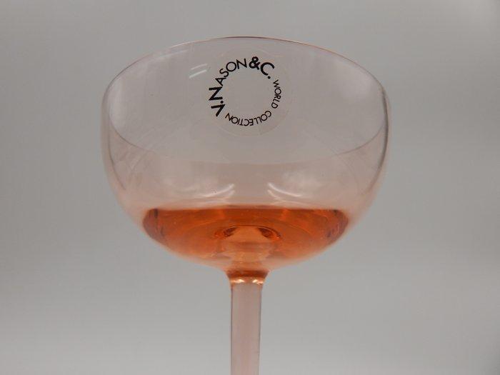 V.NASON&C. - Champagne fluitje (6) - Muranoglas, Antiek en Kunst, Antiek | Meubels | Tafels