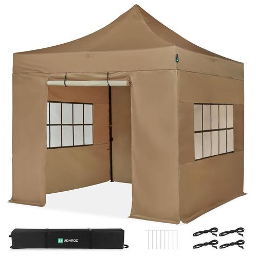 Partytent - 3x3m - Premium easy-up Partytent | set incl., Tuin en Terras, Partytenten, Nieuw, Verzenden